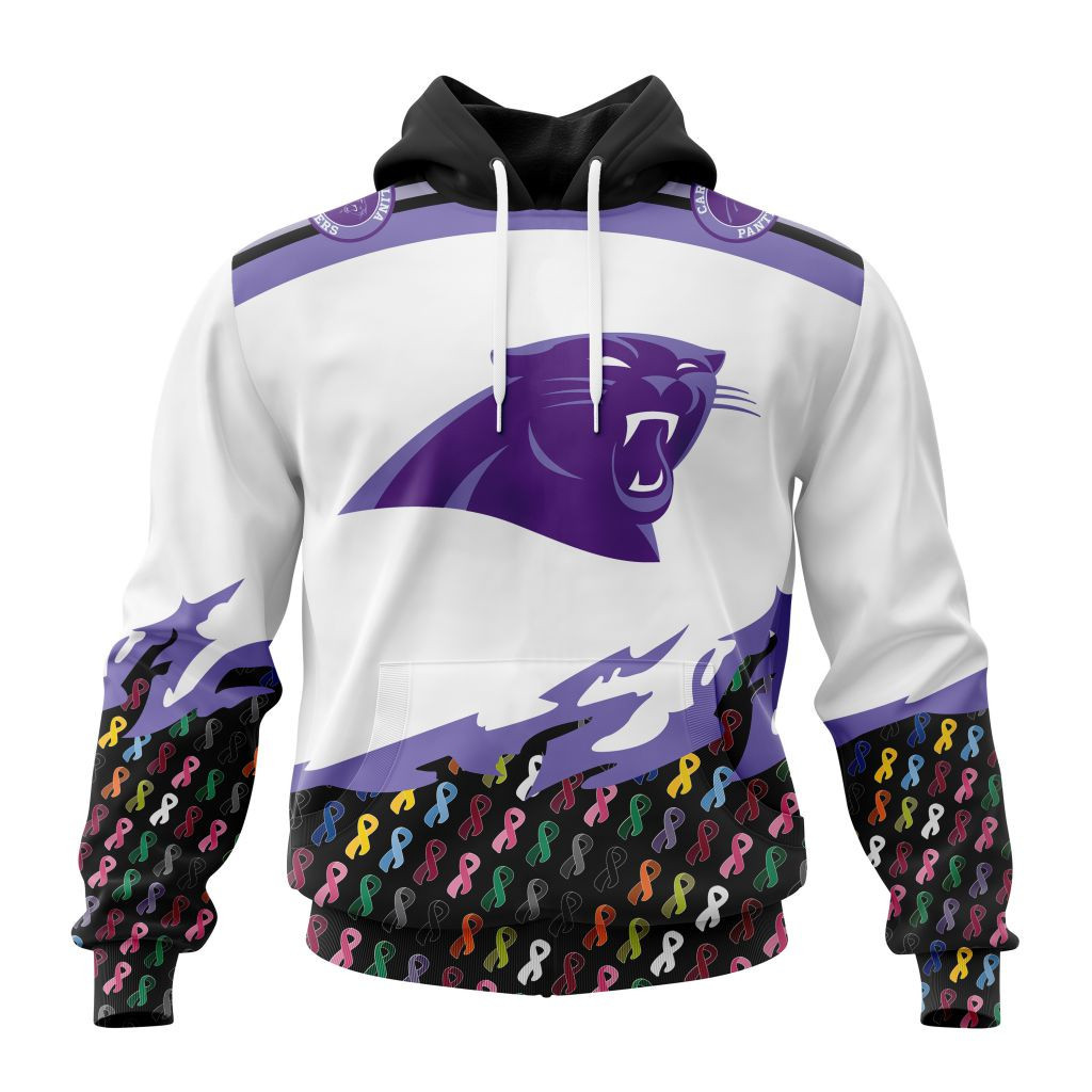 Nfl Carolina Panthers Specialized Kits In October We Stand Together We Can Beat Cancer Hoodie Zip Hoodie TR572