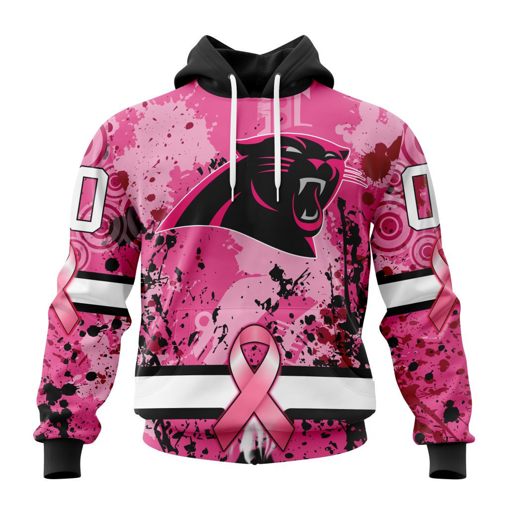 Nfl Carolina Panthers Specialized Specialized Design I Pink I Can In October We Wear Pink Breast Cancer Hoodie Zip Hoodie TR796