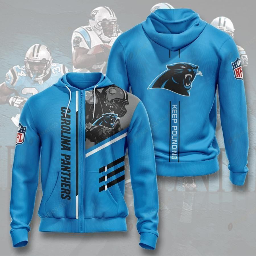 NFL Carolina Panthers Zip Up Will Make A Perfect Fans 3D Hoodie, Zip Hoodie, Sweatshirt TR3671