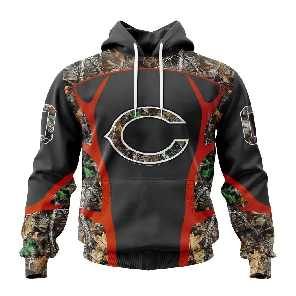 Nfl Chicago Bears Special Camo Hunting Design V2302 Hoodie Zip Hoodie TR25