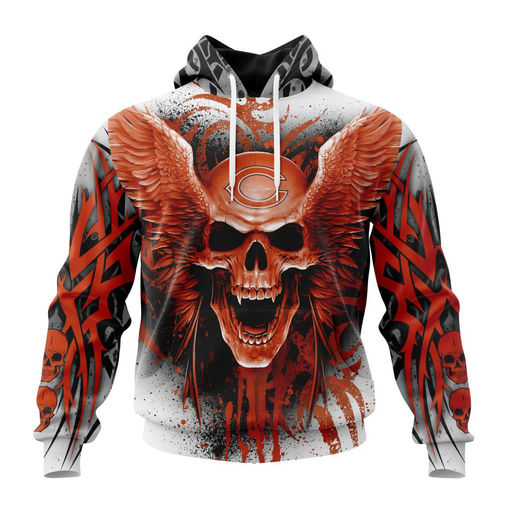 Nfl Chicago Bears Special Kits With Skull Art St2202 Hoodie Zip Hoodie TR442