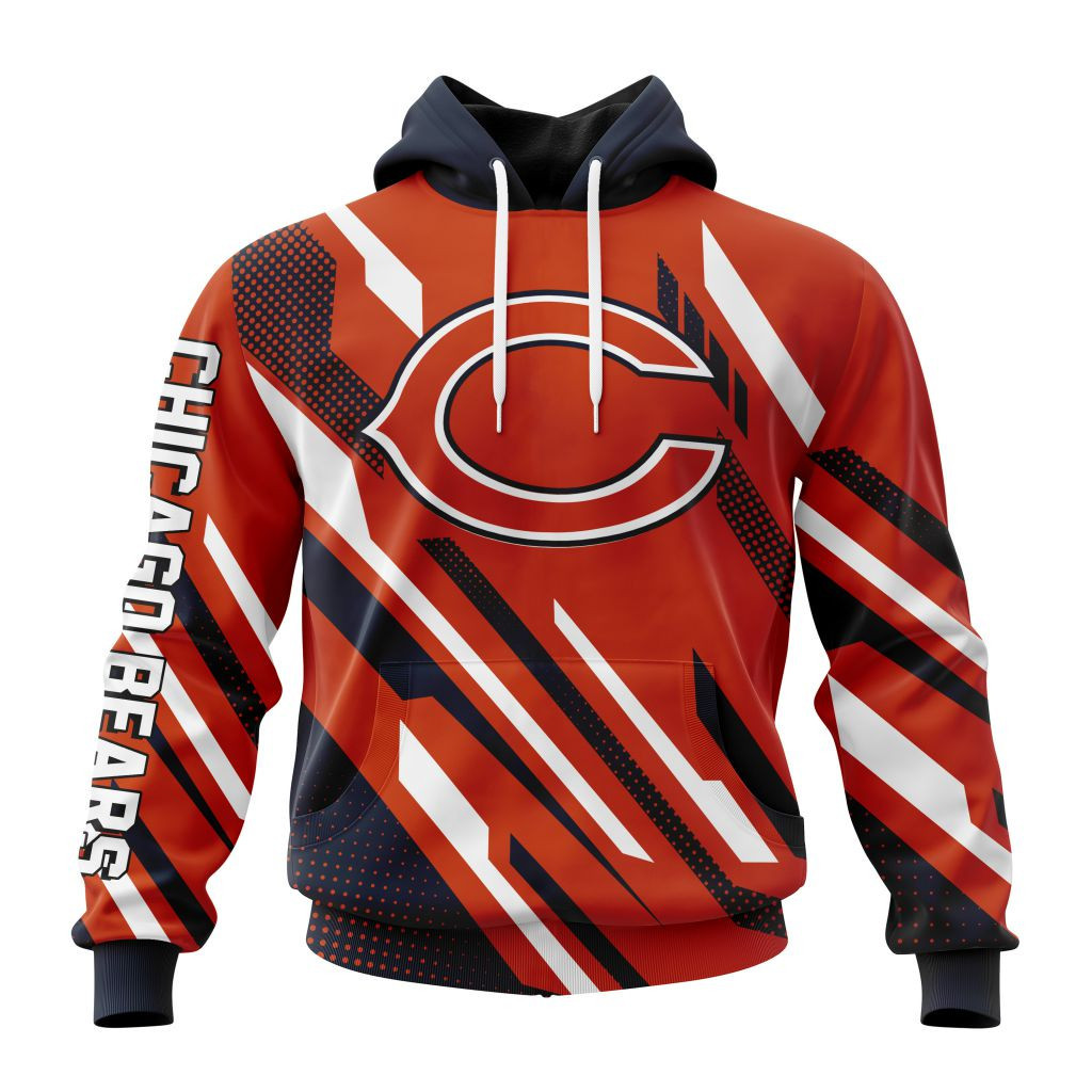Nfl Chicago Bears Special Motocross Concept St2201 Hoodie Zip Hoodie TR506