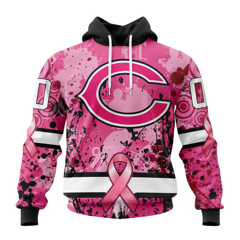 Nfl Chicago Bears Specialized Specialized Design I Pink I Can In October We Wear Pink Breast Cancer Hoodie Zip Hoodie TR795
