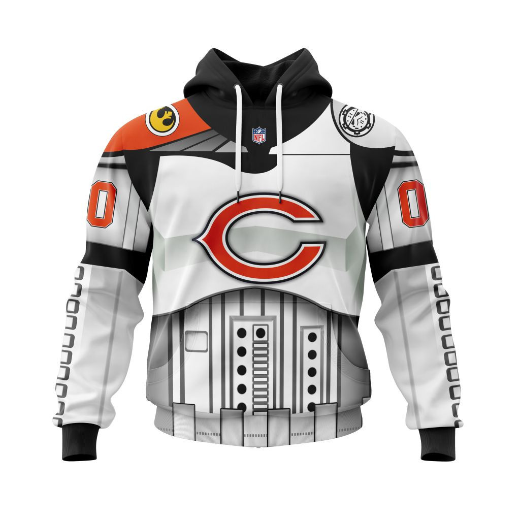 Nfl Chicago Bears Specialized Star Wars May The 4Th Be With You V0322 Hoodie Zip Hoodie TR705