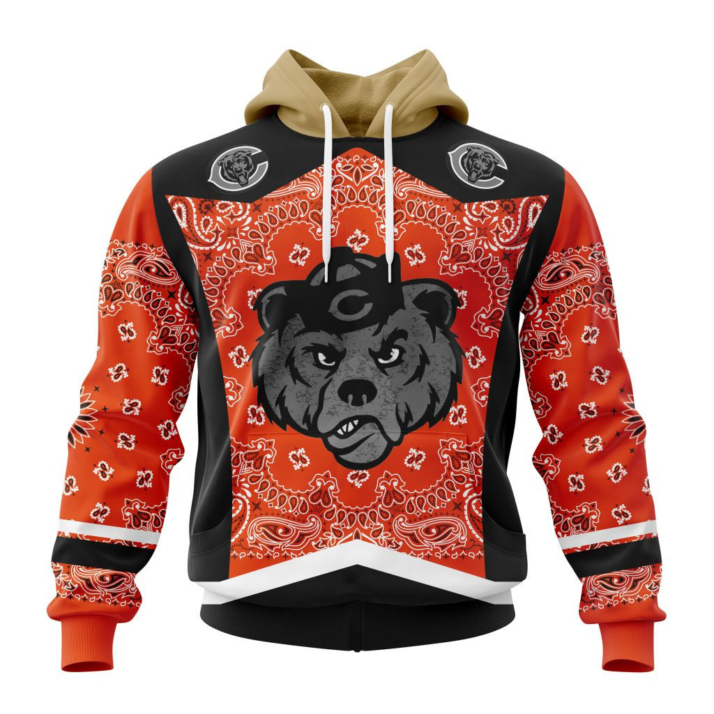 Nfl Chicago Bears Specialized Unisex Kits In Classic Style Hoodie Zip Hoodie PH164