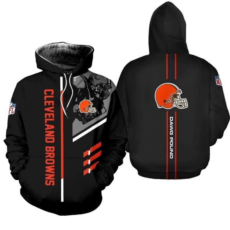 NFL Cleveland Browns 3D Zip Up Tnt 00967 Auh Size Up To S 5Xl 3D Hoodie, Zip Hoodie, Sweatshirt TR3494