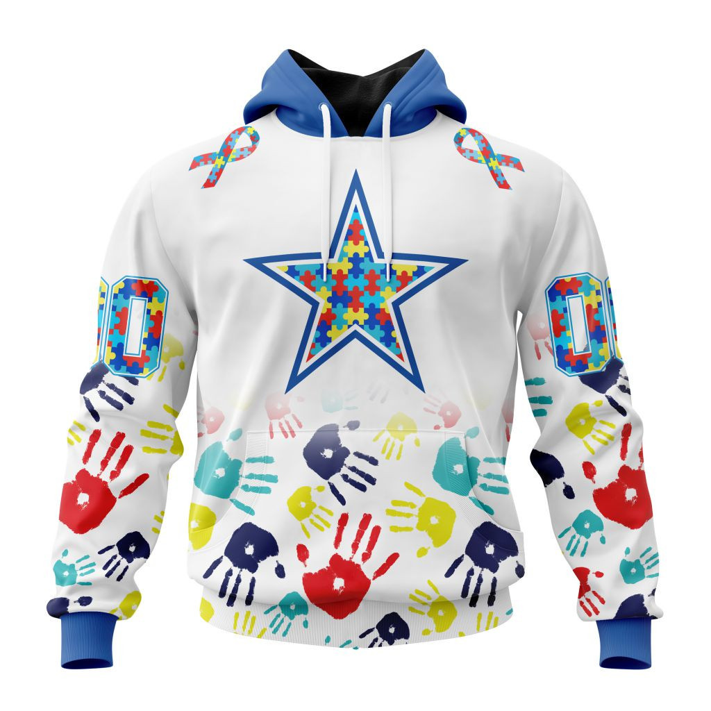Nfl Dallas Cowboys Special Autism Awareness Design St2203 Hoodie Zip Hoodie PH109