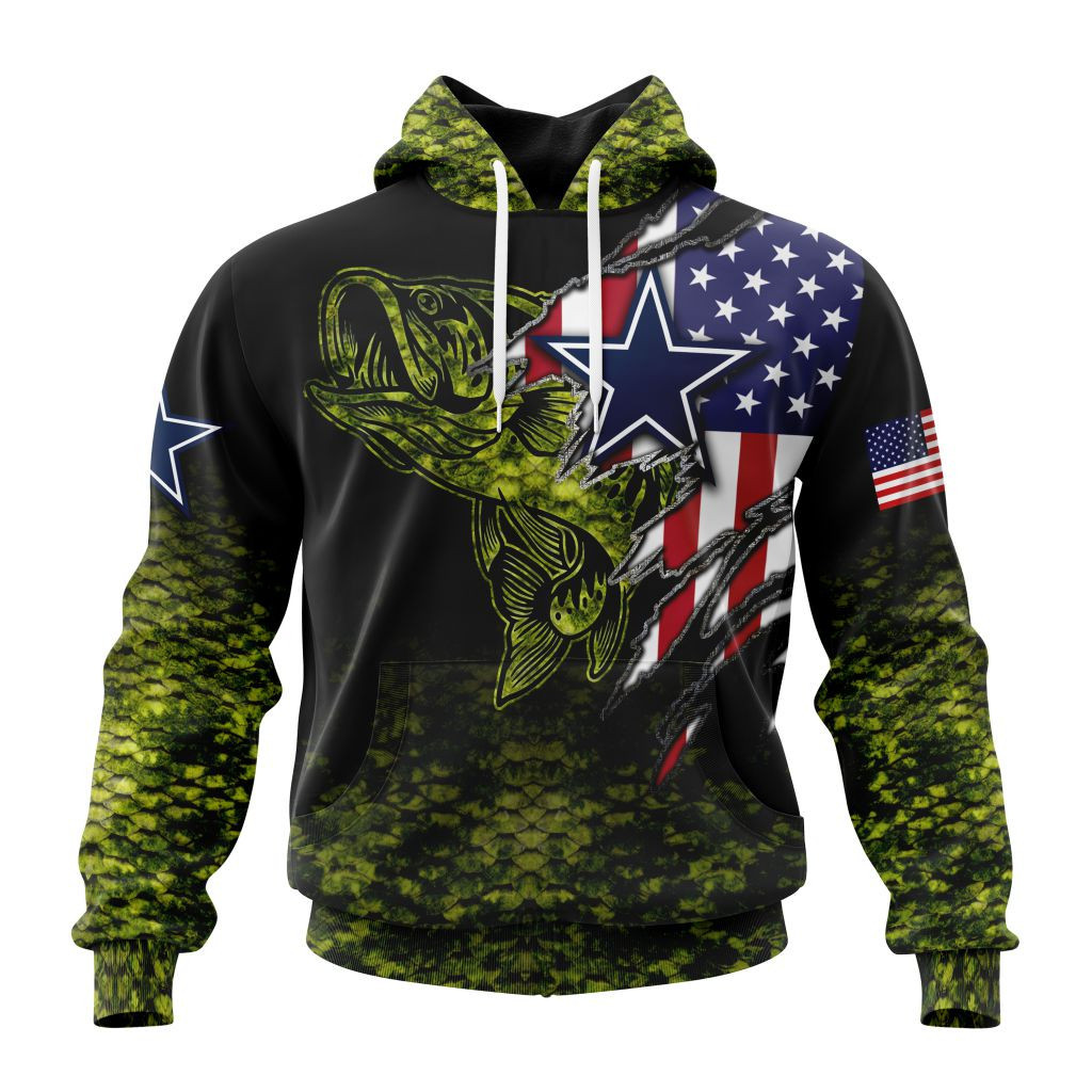 Nfl Dallas Cowboys Special Camo Fishing St2202 Hoodie Zip Hoodie TR541