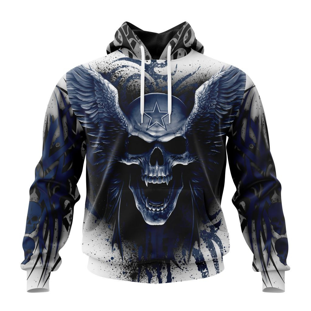 Nfl Dallas Cowboys Special Kits With Skull Art St2202 Hoodie Zip Hoodie TR440