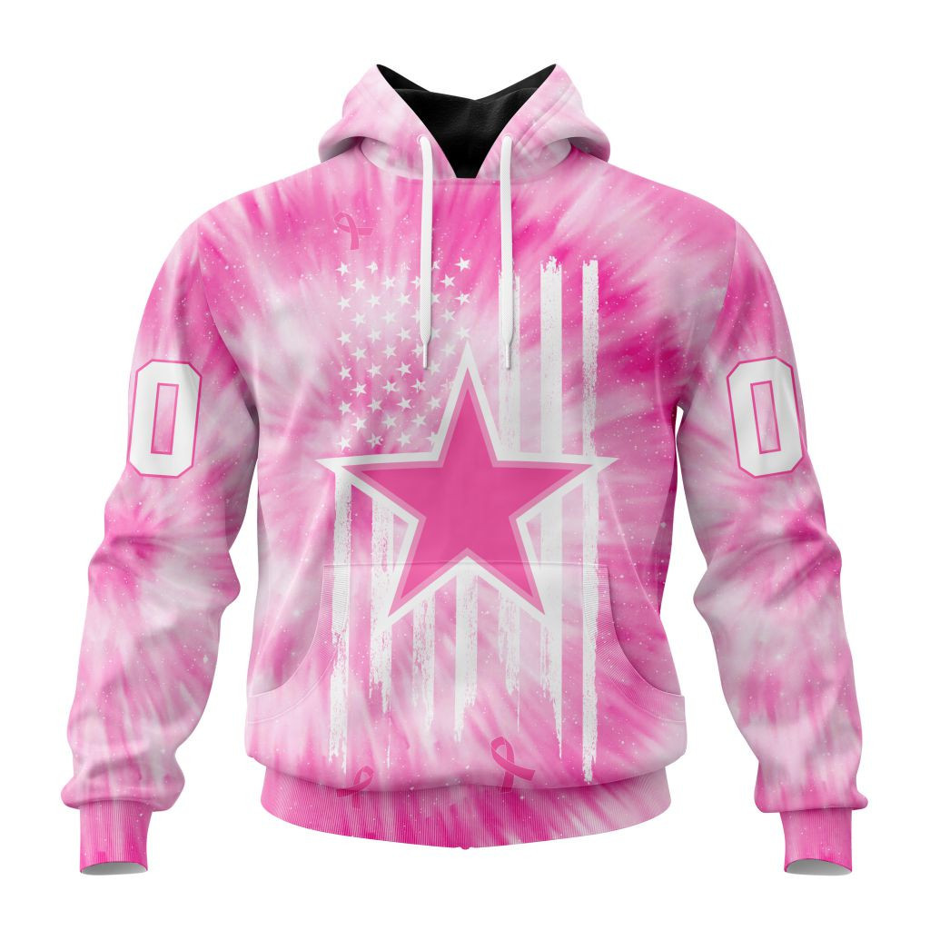 Nfl Dallas Cowboys Special Pink Tie Dye St2201 Hoodie Zip Hoodie TR225
