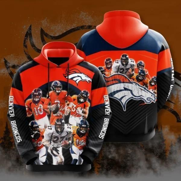 NFL Denver Broncos 3D Hoodie, Zip Hoodie, Sweatshirt TR3399