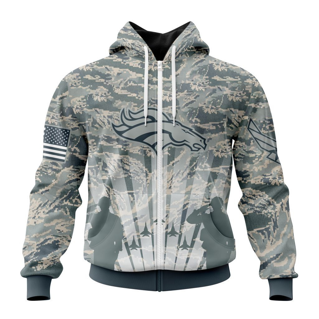 Nfl Denver Broncos Honor Us Air Force Veterans St2201 Hoodie Zip Hoodie PH193