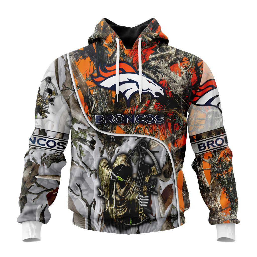 Nfl Denver Broncos Special Fall And Winter Bow Hunting St2203 Hoodie Zip Hoodie TR634