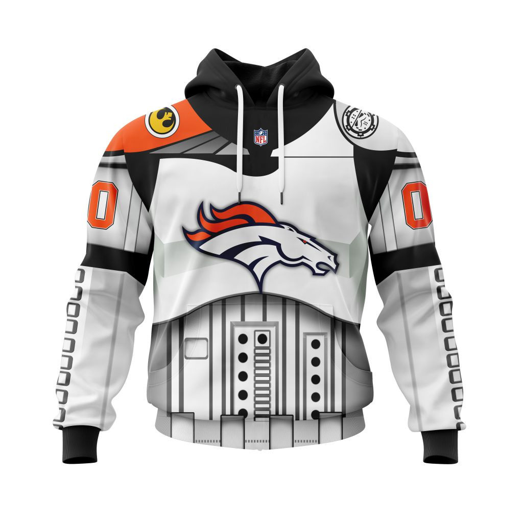 Nfl Denver Broncos Specialized Star Wars May The 4Th Be With You V0322 Hoodie Zip Hoodie TR702
