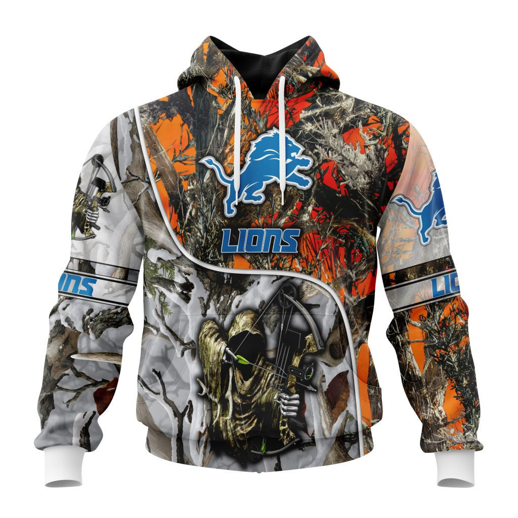 Nfl Detroit Lions Special Fall And Winter Bow Hunting St2203 Hoodie Zip Hoodie TR614