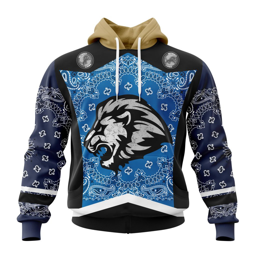 Nfl Detroit Lions Specialized Unisex Kits In Classic Style Hoodie Zip Hoodie PH160