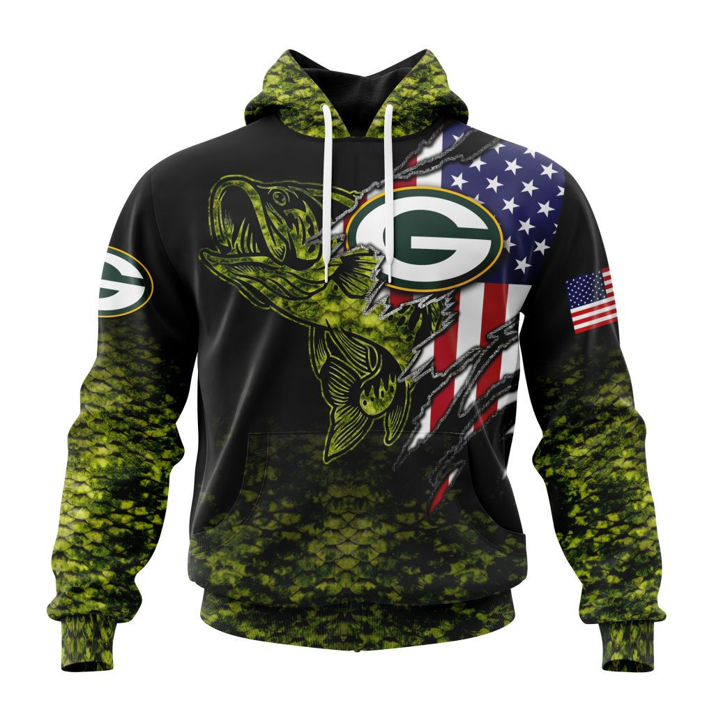 Nfl Green Bay Packers Special Camo Fishing St2202 Hoodie Zip Hoodie TR523