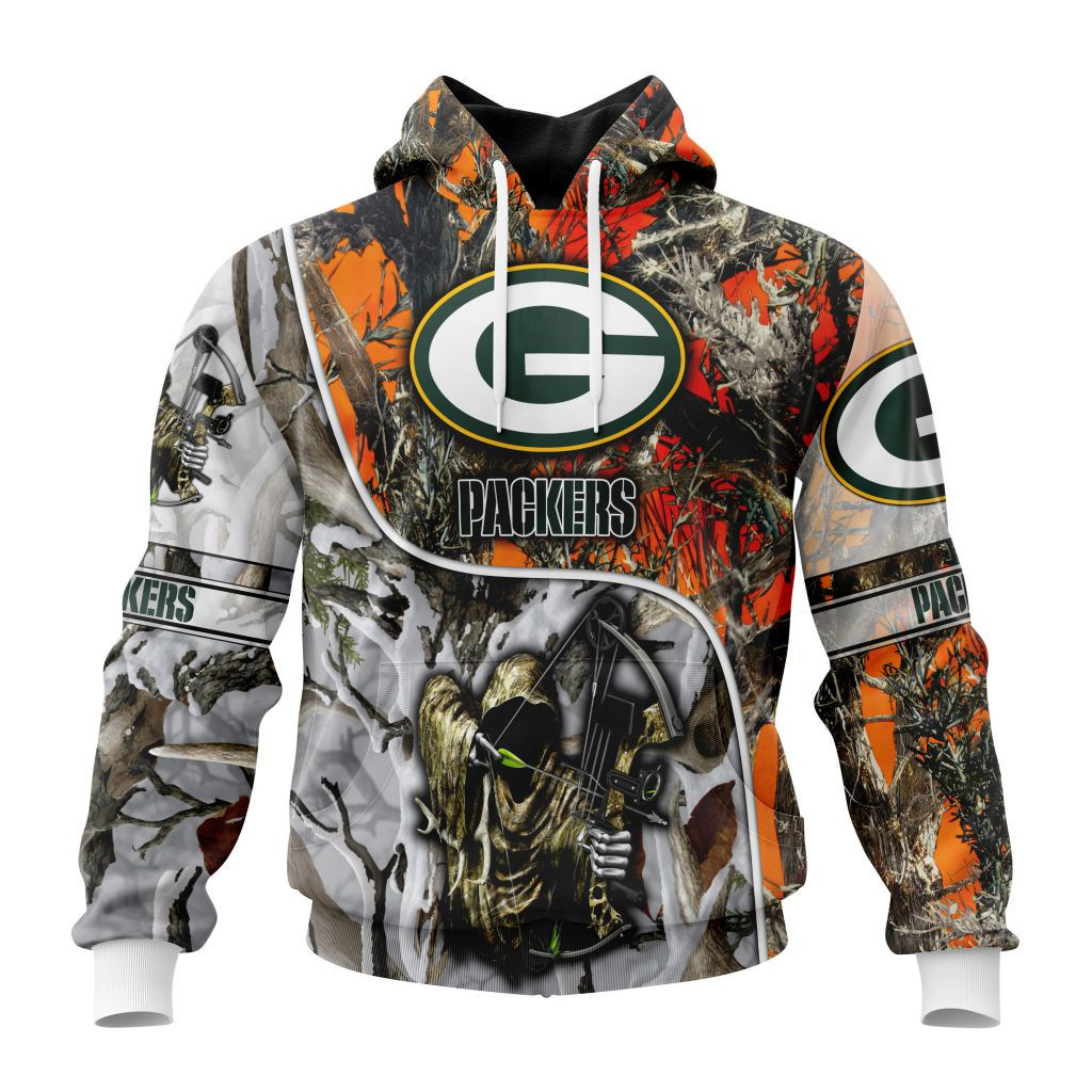 Nfl Green Bay Packers Special Fall And Winter Bow Hunting St2203 Hoodie Zip Hoodie TR619