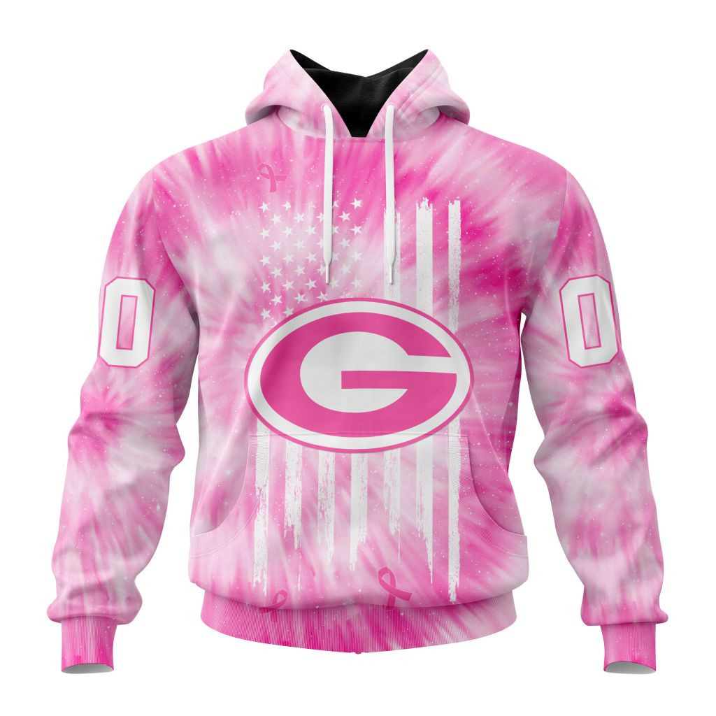 Nfl Green Bay Packers Special Pink Tie Dye St2201 Hoodie Zip Hoodie TR223