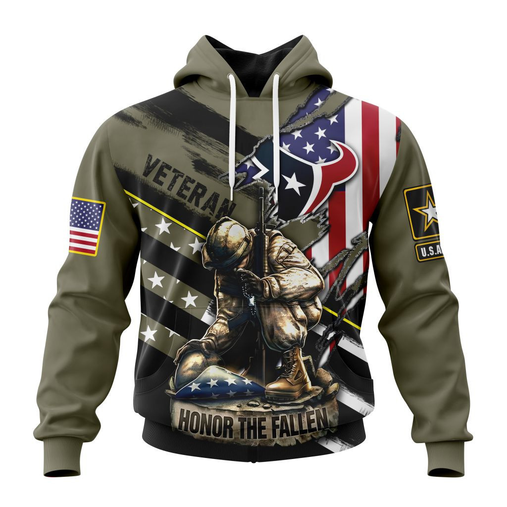 Nfl Houston Texans  Honor Veterans And Their Families St2202 Hoodie Zip Hoodie TR373
