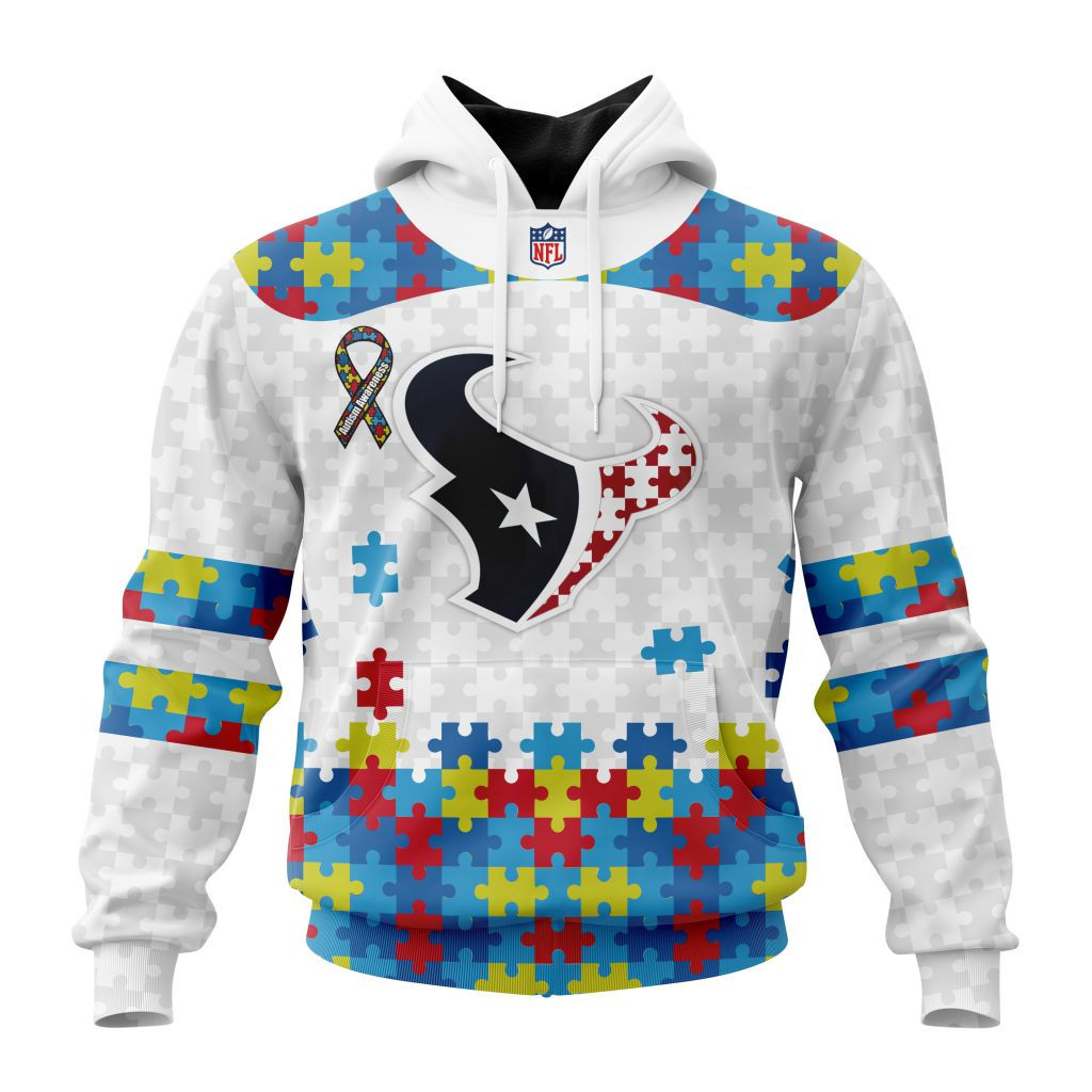 Nfl Houston Texans Special Autism Awareness Design St2304 Hoodie Zip Hoodie TR52
