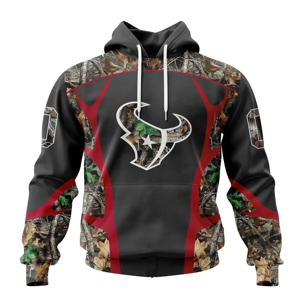 Nfl Houston Texans Special Camo Hunting Design V2302 Hoodie Zip Hoodie TR20