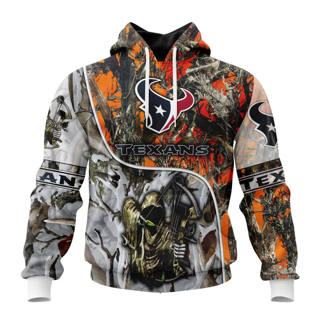 Nfl Houston Texans Special Fall And Winter Bow Hunting St2203 Hoodie Zip Hoodie TR616