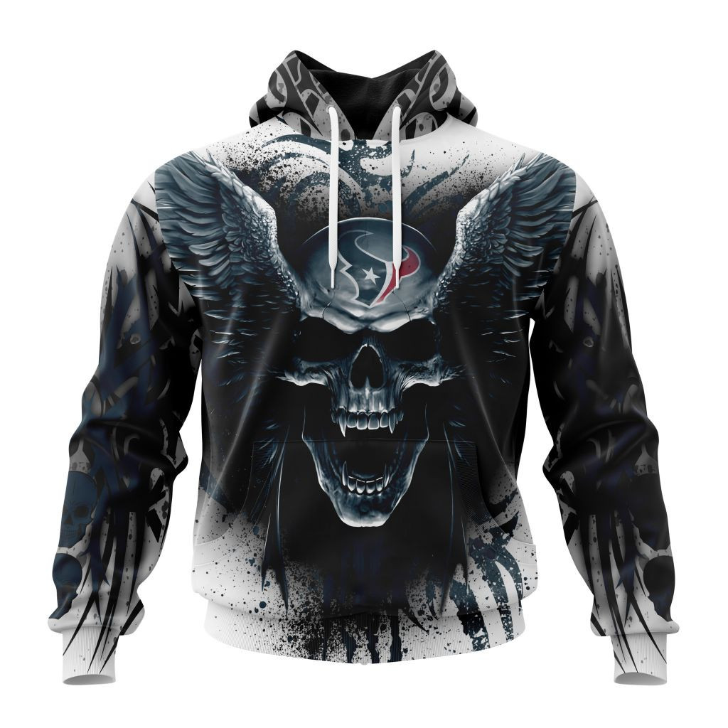 Nfl Houston Texans Special Kits With Skull Art St2202 Hoodie Zip Hoodie TR437
