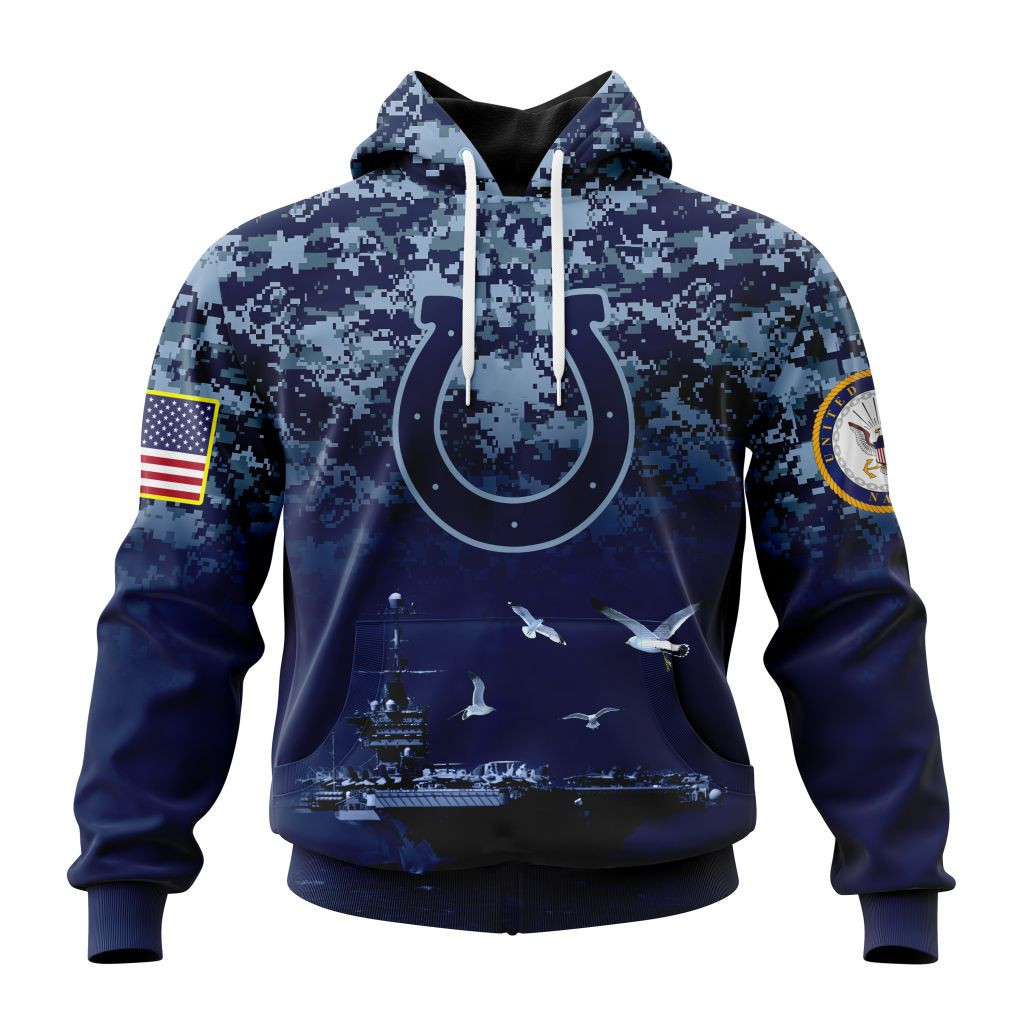 Nfl Indianapolis Colts  Honor Us Navy Veterans St2202 Hoodie Zip Hoodie TR308