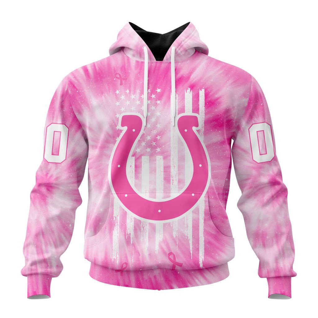 Nfl Indianapolis Colts Special Pink Tie Dye St2201 Hoodie Zip Hoodie TR221