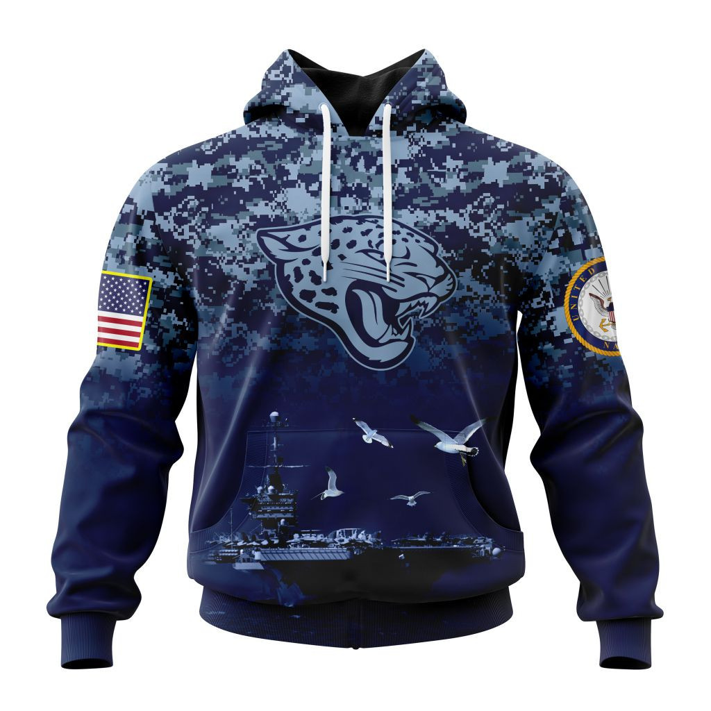Nfl Jacksonville Jaguars  Honor Us Navy Veterans St2202 Hoodie Zip Hoodie TR307
