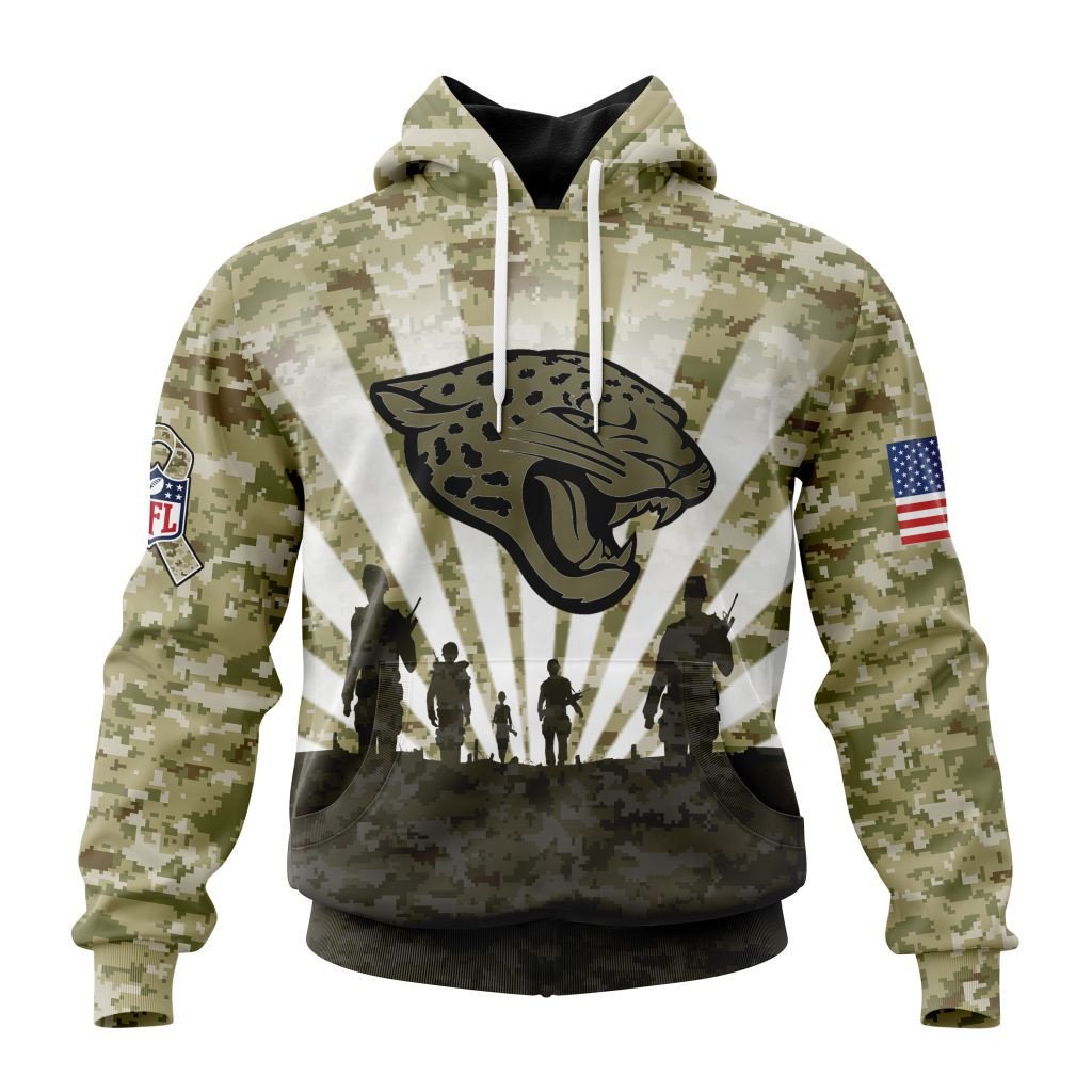 Nfl Jacksonville Jaguars Salute To Service  Honor Veterans And Their Families St2201 Hoodie Zip Hoodie TR243
