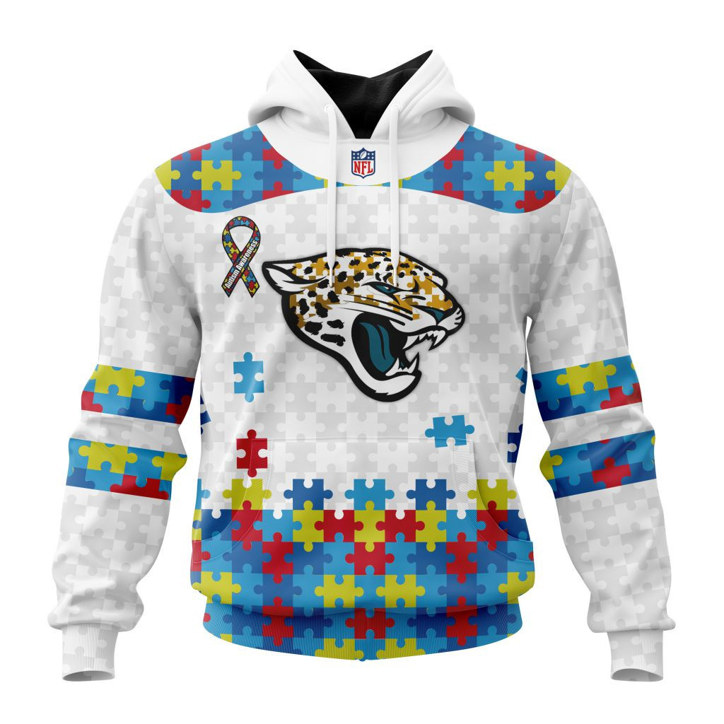 Nfl Jacksonville Jaguars Special Autism Awareness Design St2304 Hoodie Zip Hoodie TR50