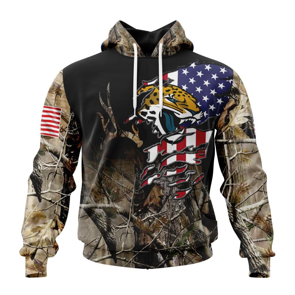 Nfl Jacksonville Jaguars Special Camo Realtree Hunting St2201 Hoodie Zip Hoodie TR746