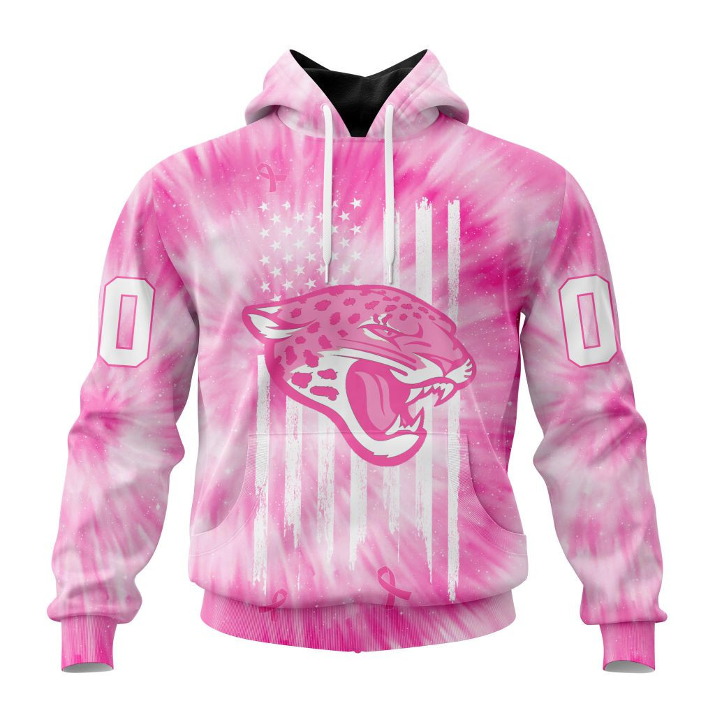 Nfl Jacksonville Jaguars Special Pink Tie Dye St2201 Hoodie Zip Hoodie TR220