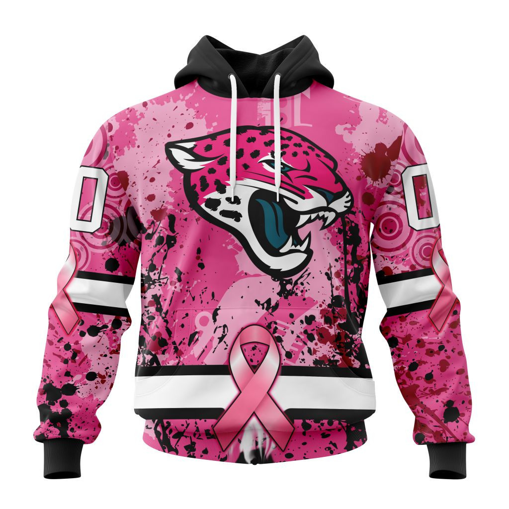 Nfl Jacksonville Jaguars Specialized Specialized Design I Pink I Can In October We Wear Pink Breast Cancer Hoodie Zip Hoodie TR787