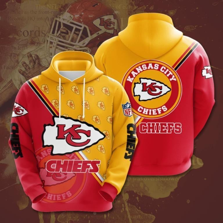 NFL Kansas City Chiefs 3D Hoodie, Zip Hoodie, Sweatshirt TR3367