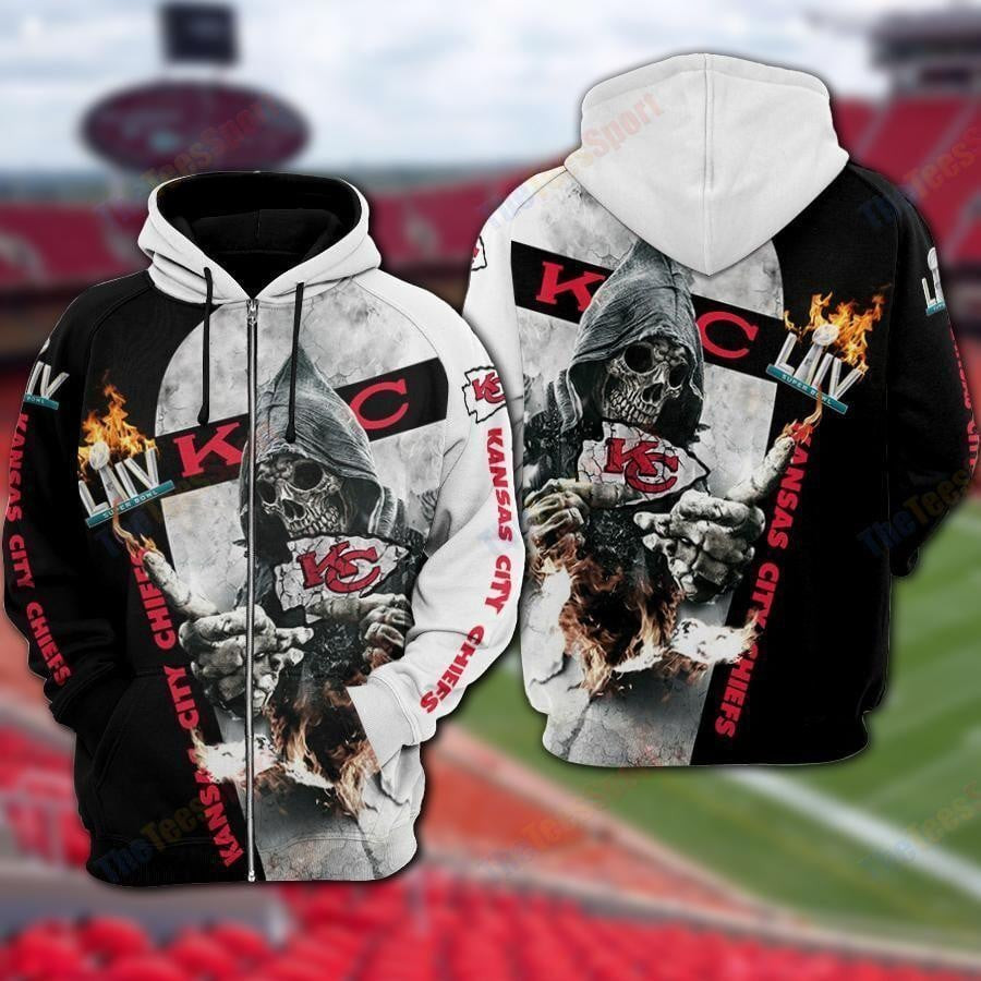 NFL Kansas City Chiefs Football For Fans 3D Zip 3D Hoodie, Zip Hoodie, Sweatshirt TR3644