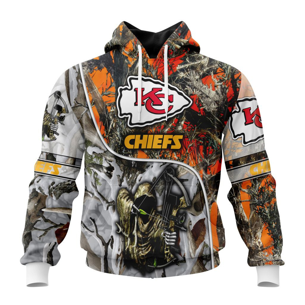 Nfl Kansas City Chiefs Special Fall And Winter Bow Hunting St2203 Hoodie Zip Hoodie TR636