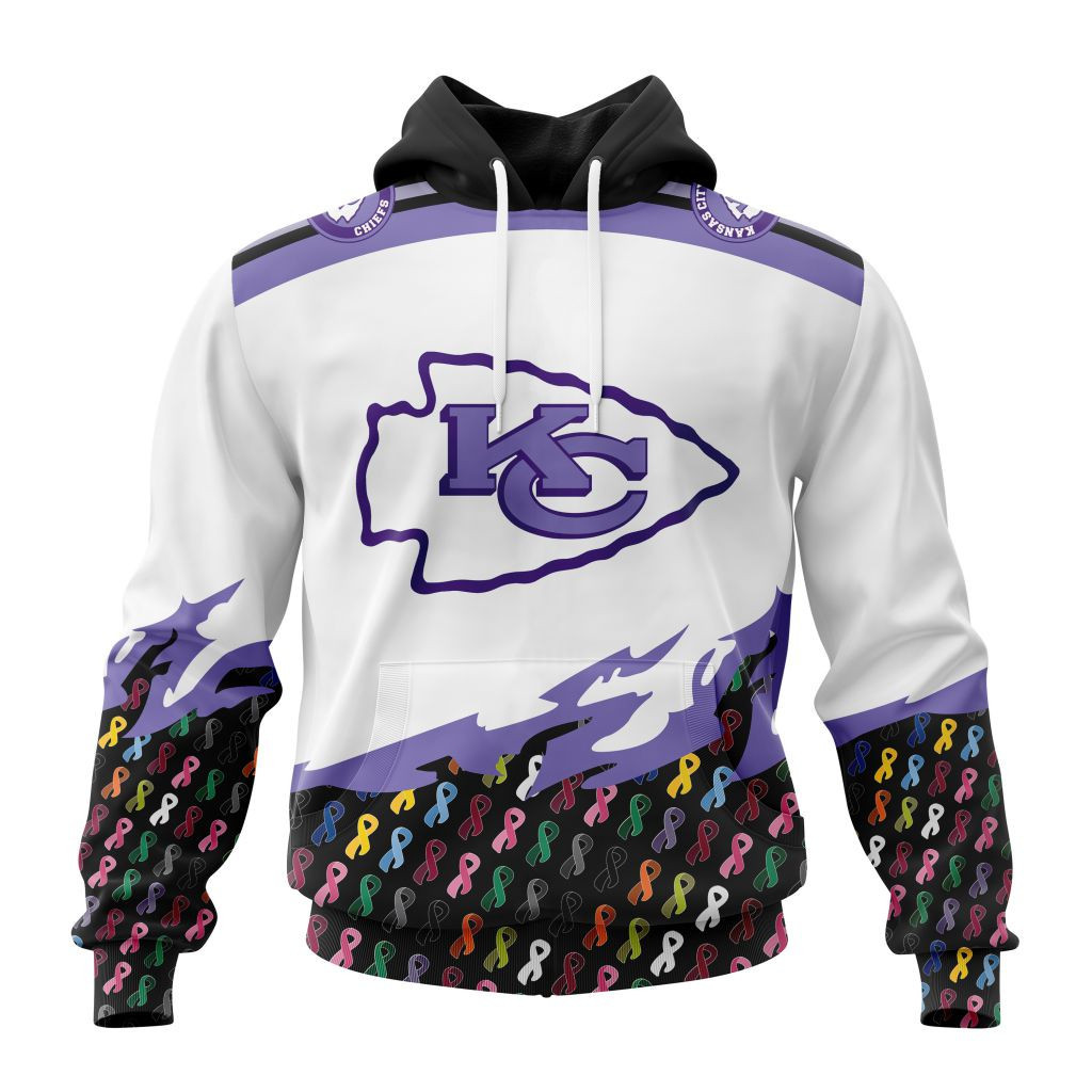 Nfl Kansas City Chiefs Specialized Kits In October We Stand Together We Can Beat Cancer Hoodie Zip Hoodie TR562