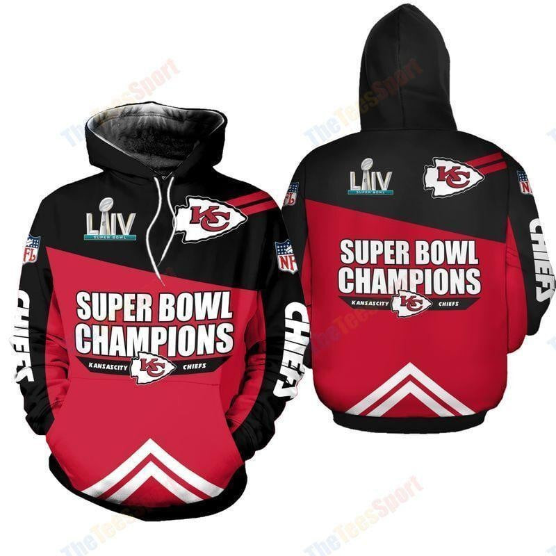 NFL Kansas City Chiefs Super Bowl 3D Hoodie, Zip Hoodie, Sweatshirt TR3387