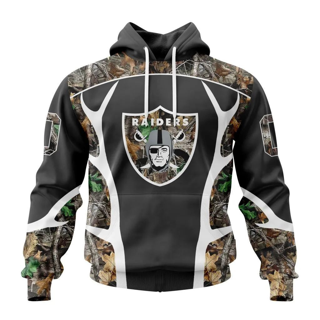 Nfl Las Vegas Raiders Special Camo Hunting Design V2302 Hoodie Zip Hoodie PH14