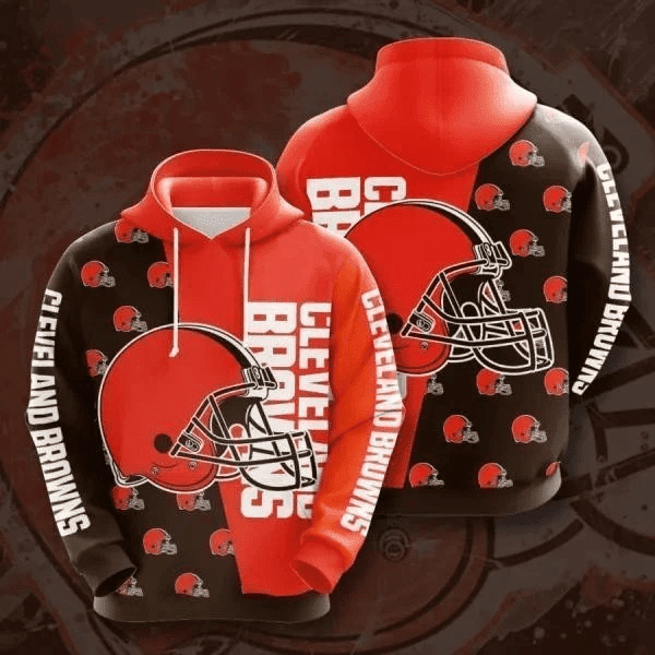 NFL League Cleveland Browns 3D Printed Hoodie V48
