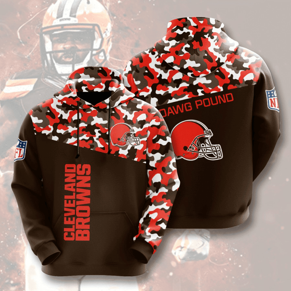 NFL League Cleveland Browns 3D Printed Hoodie V8