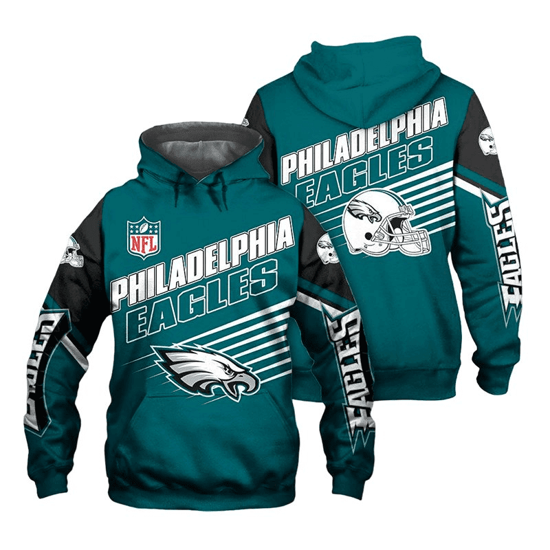 NFL League Philadelphia Eagles 3D Printed Hoodie V191