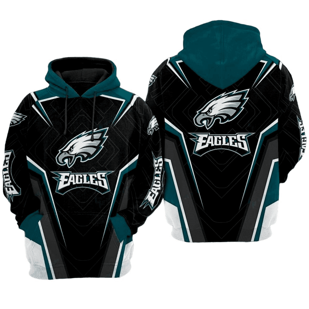 NFL League Philadelphia Eagles 3D Printed Hoodie V192