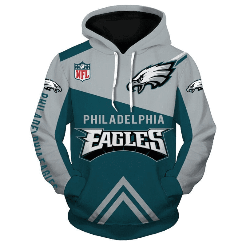 NFL League Philadelphia Eagles 3D Printed Hoodie V230