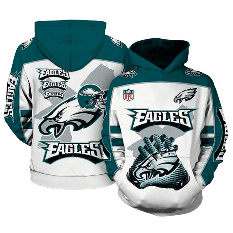 NFL League Philadelphia Eagles 3D Printed Hoodie V231