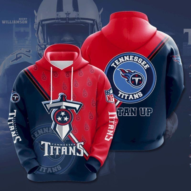 NFL Logo Tennessee Titans NFL Football Team V52 Fan 3D Hoodie, Zip Hoodie, Sweatshirt TR3434