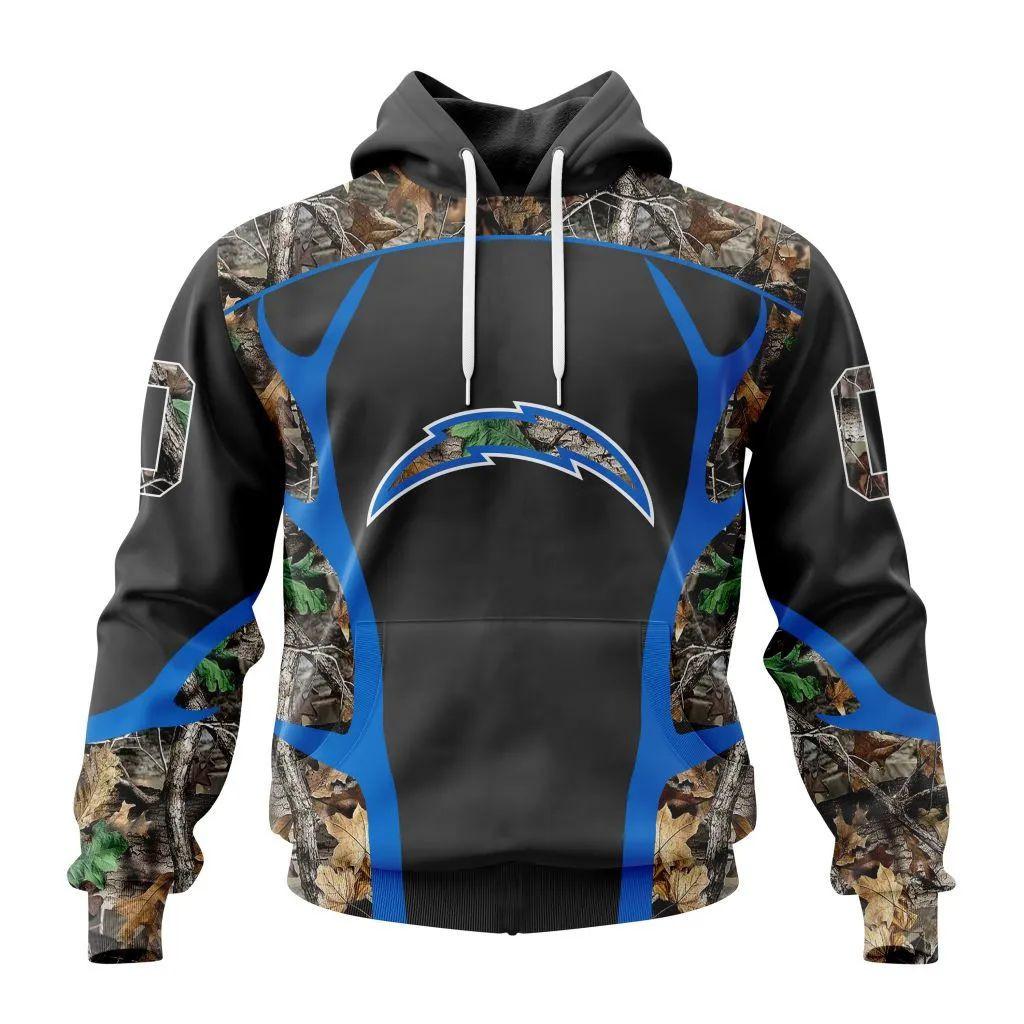 Nfl Los Angeles Chargers Special Camo Hunting Design V2302 Hoodie Zip Hoodie PH16